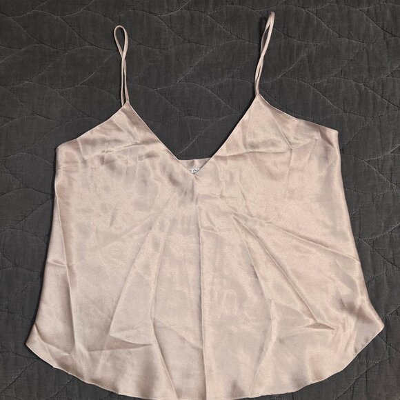 Laura Adams satin cami beige M - Picture 1 of 2